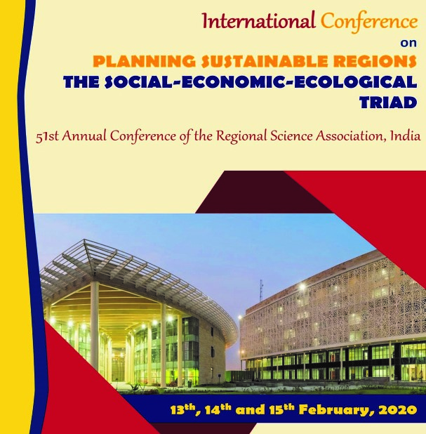 51st Annual Conference of the RSAi on 'Planning Sustainable Regions: The Social-Economic Ecological Triad'