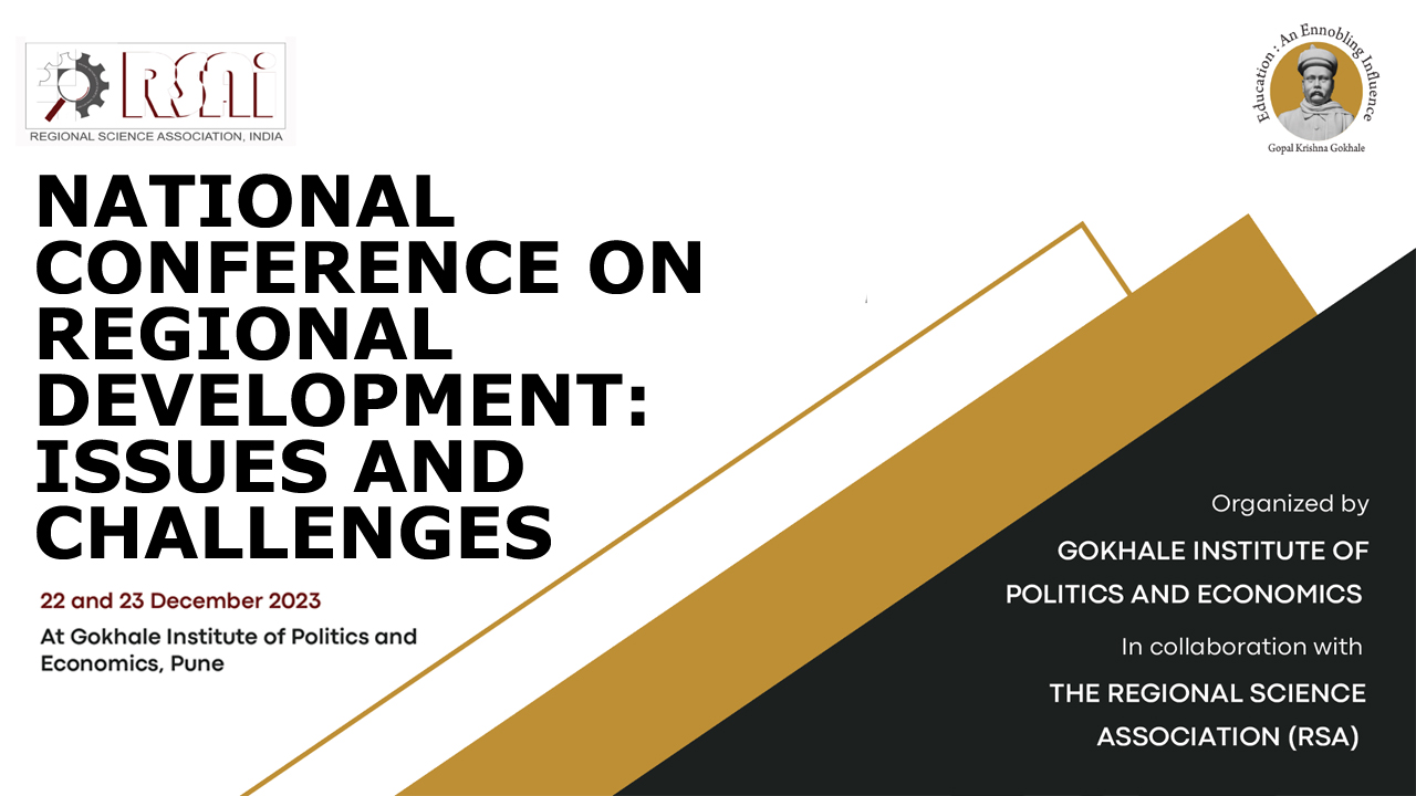 NATIONALCONFERENCE ONREGIONALDEVELOPMENT:ISSUES ANDCHALLENGES