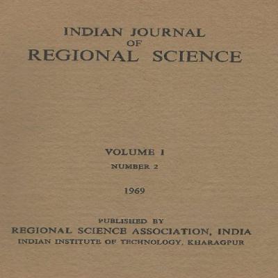 Indian Journal of Regional Science, 1969, Vol. 1, No. 2